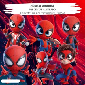 CAPA HOMEM ARANHA CUTE